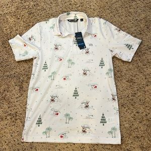 Travis Mathew Christmas Golf Shirt